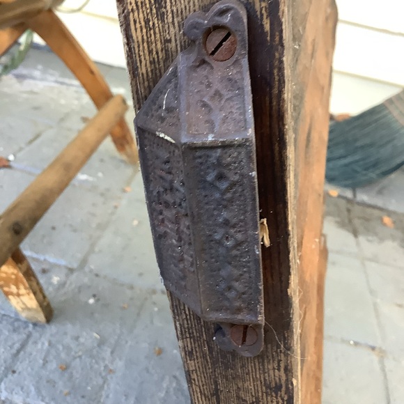 Large Antique Vintage Wood Wooden Printers Tray Drawer - Picture 4 of 7